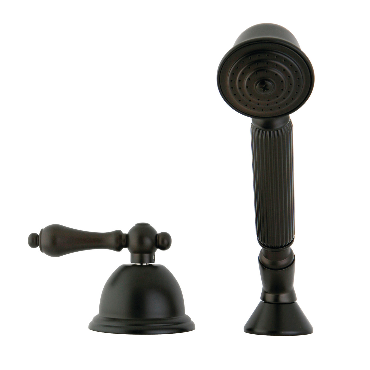 Elements of Design ESK3355ALTR Deck Mount Hand Shower with Diverter for Roman Tub Faucet, Oil Rubbed Bronze