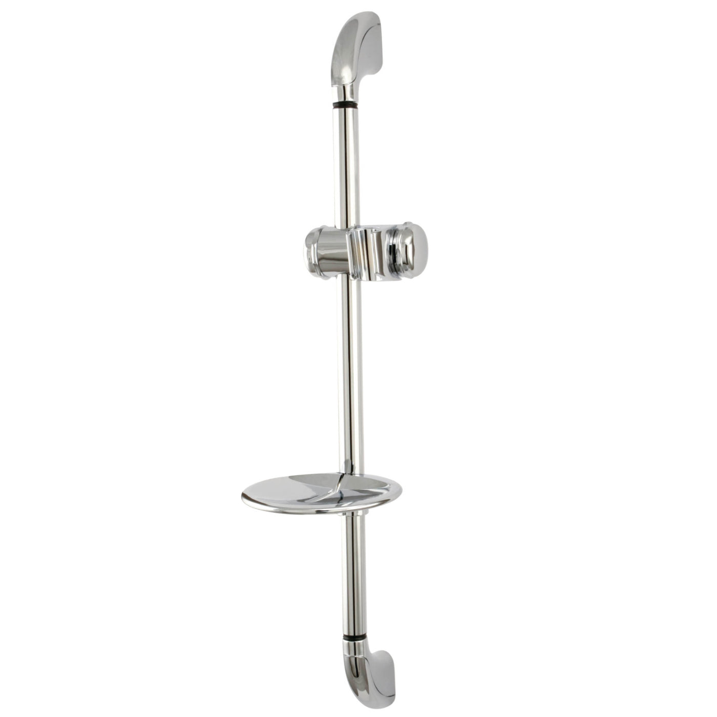 Elements of Design ESX2521SG Shower Slide Bar with Soap Dish, Polished Chrome