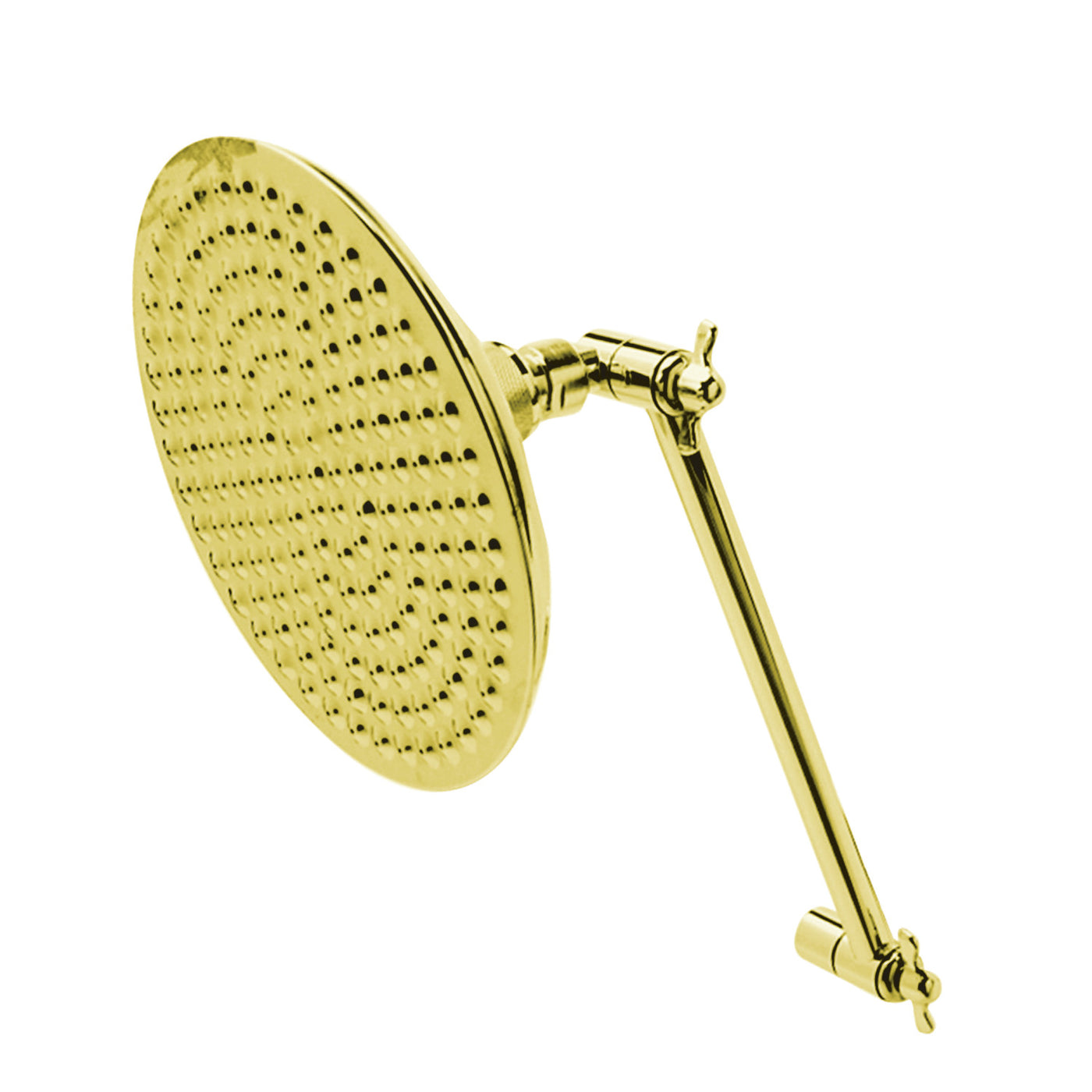 Elements of Design DCK13622 7-3/4-Inch OD High Low Shower Kit with 10-Inch Shower Arm, Polished Brass