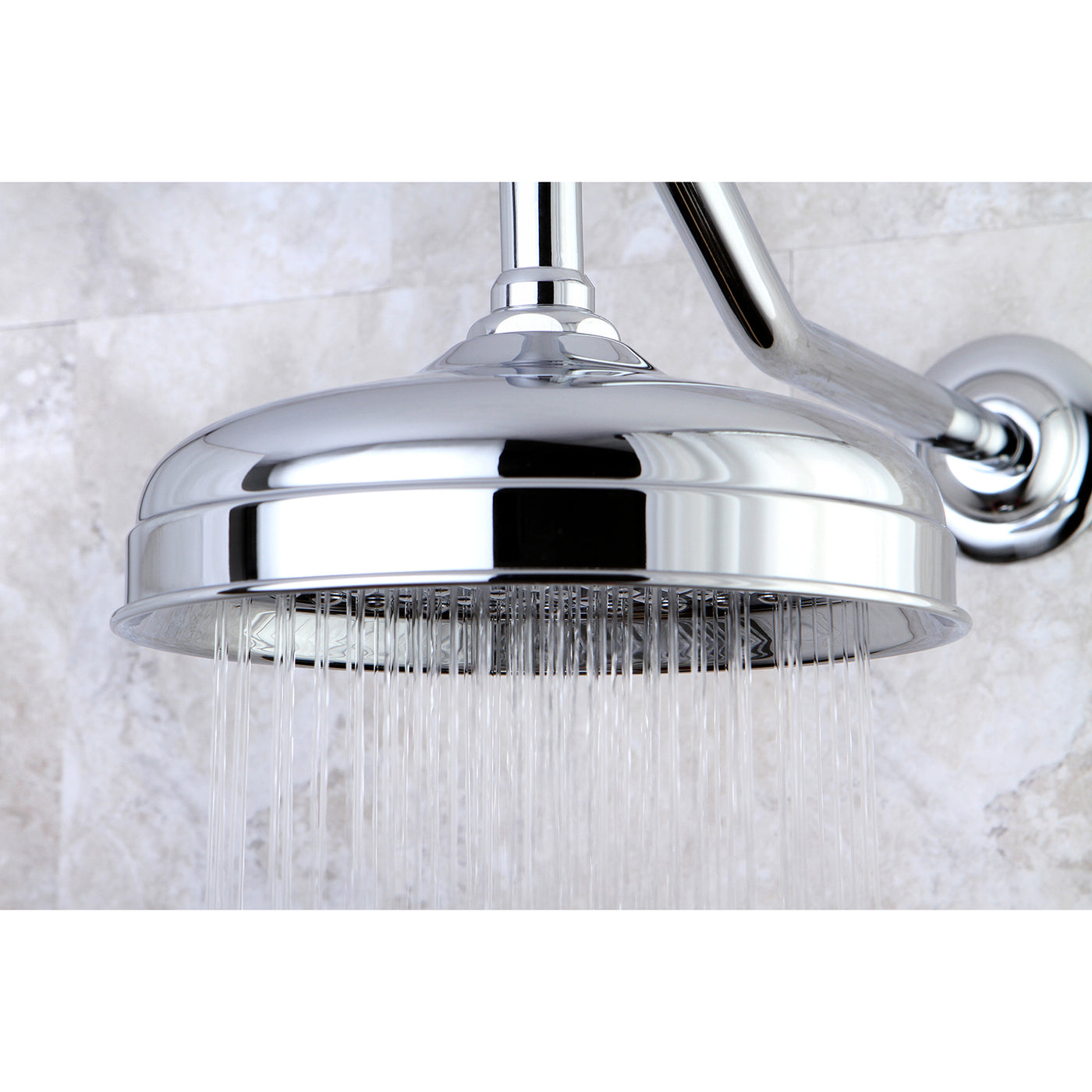 Elements of Design DK1241 8-Inch Raindrop Shower Head, Polished Chrome