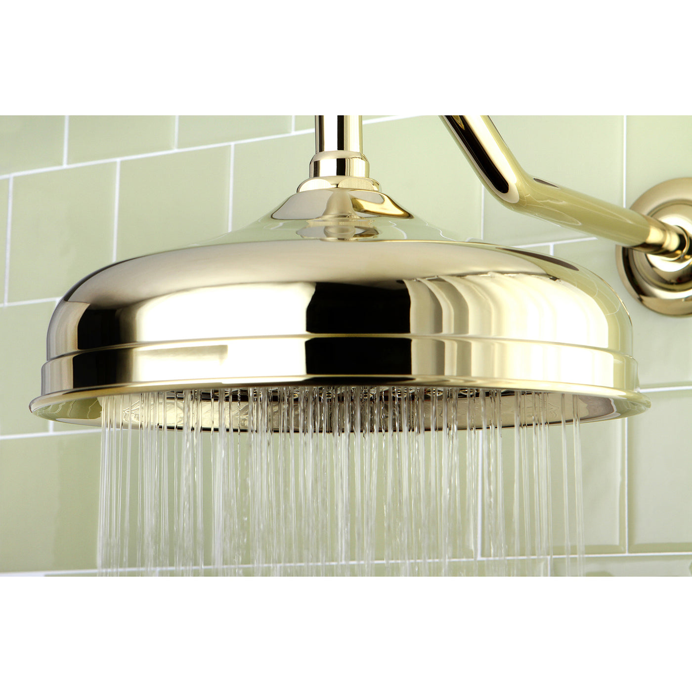 Elements of Design DK1252 10-Inch Raindrop Shower Head, Polished Brass