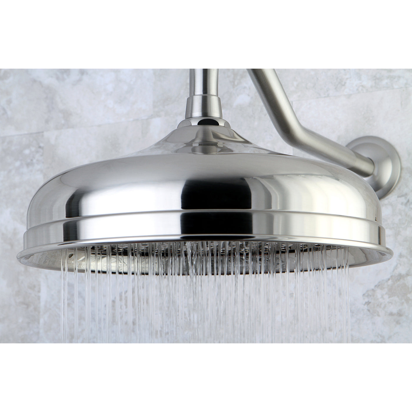 Elements of Design DK1258 10-Inch Raindrop Shower Head, Brushed Nickel