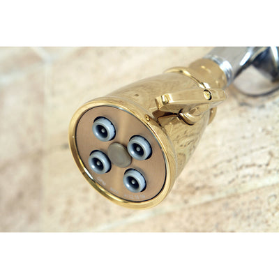 Elements of Design DK1372 Adjustable Jet Spray Shower Head, Polished Brass