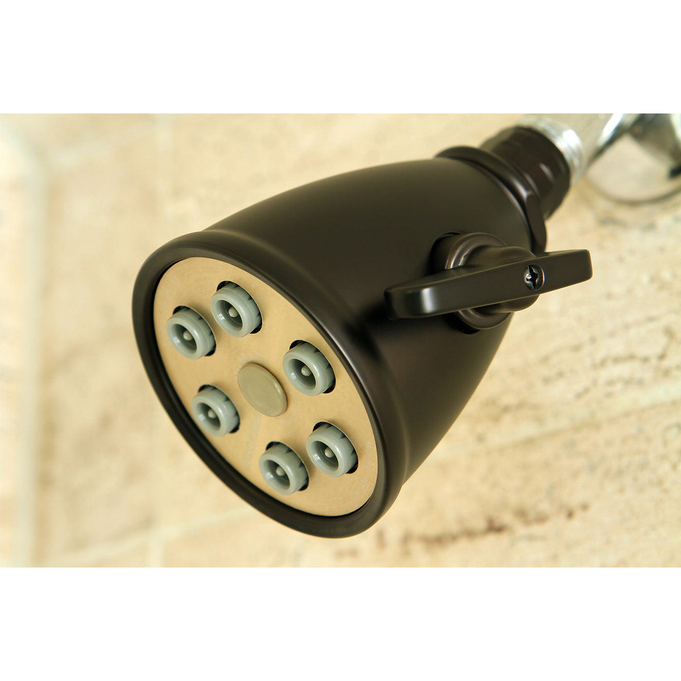 Elements of Design DK1385 Adjustable Jet Spray Shower Head, Oil Rubbed Bronze