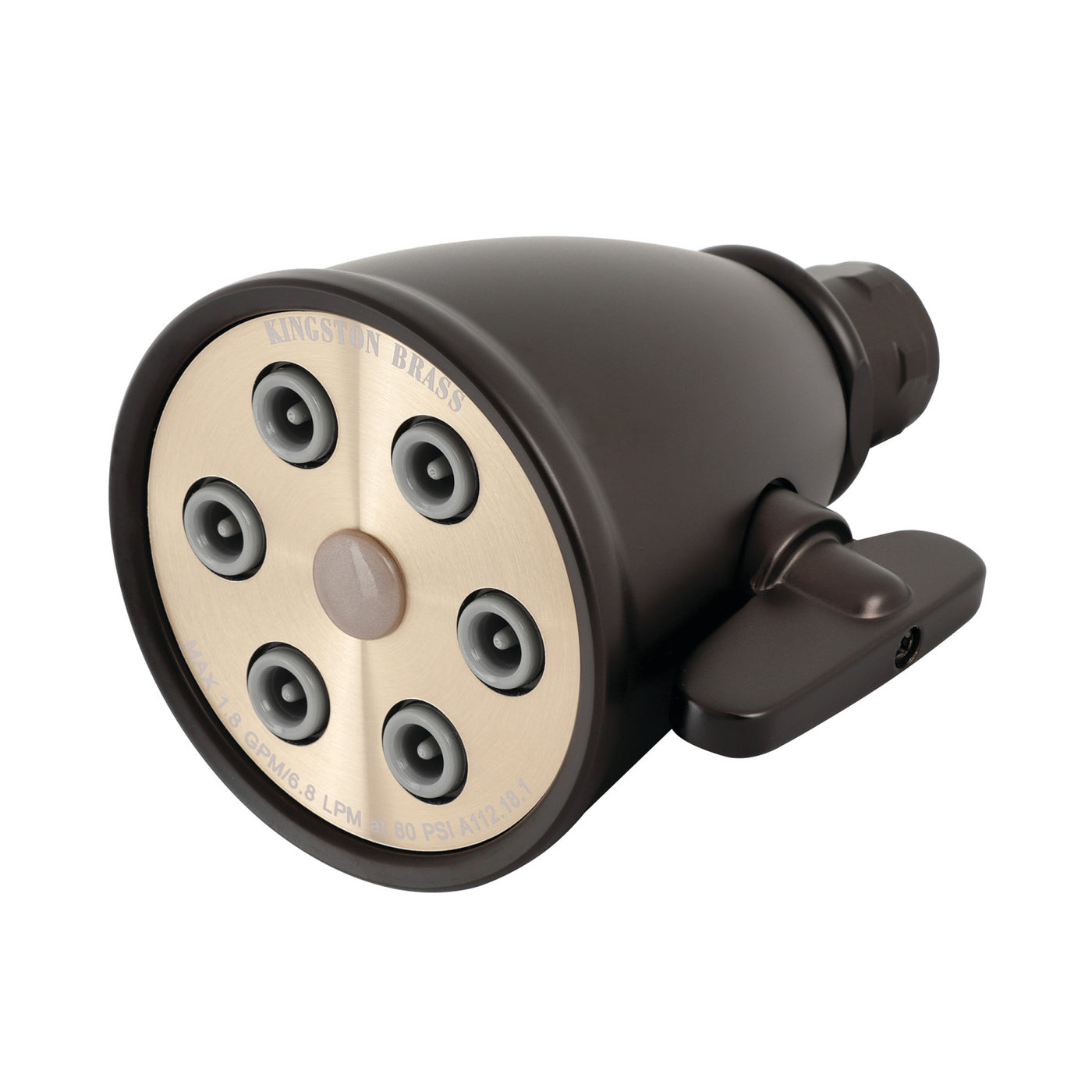 Elements of Design DK1385 Adjustable Jet Spray Shower Head, Oil Rubbed Bronze