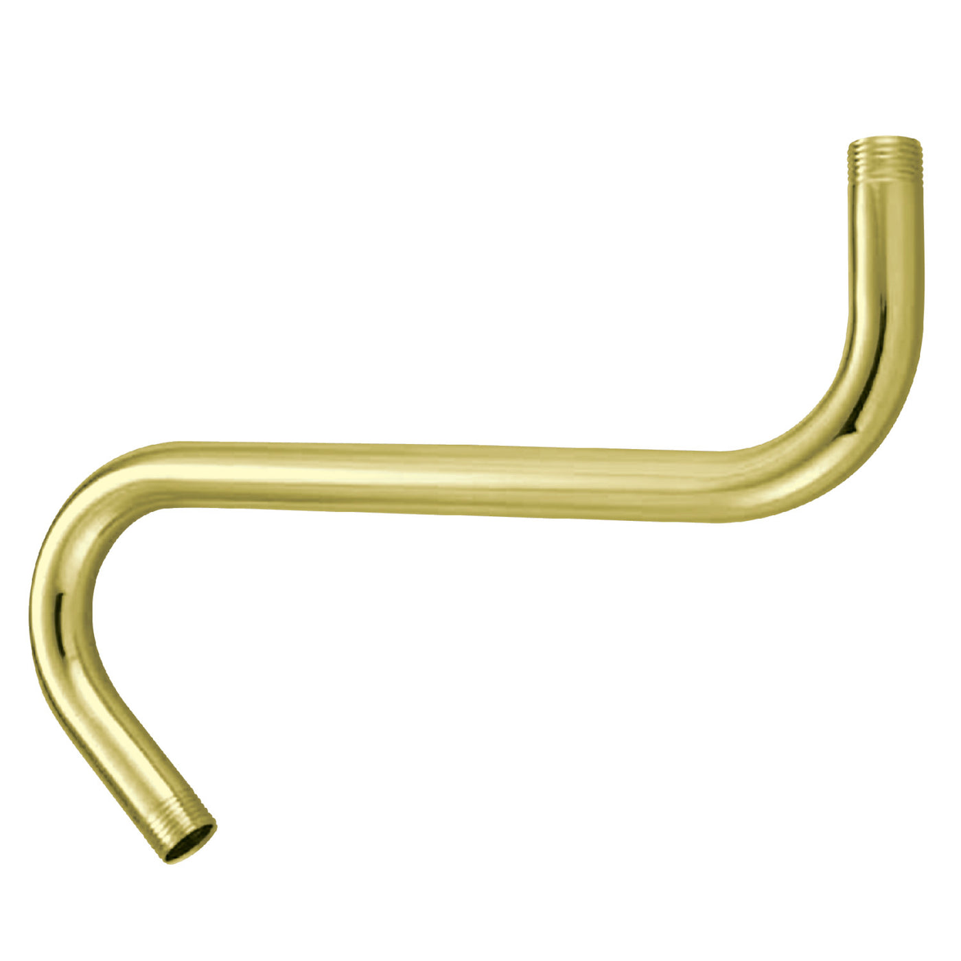 Elements of Design DK152A2 8-Inch S-Shape Shower Arm, Polished Brass
