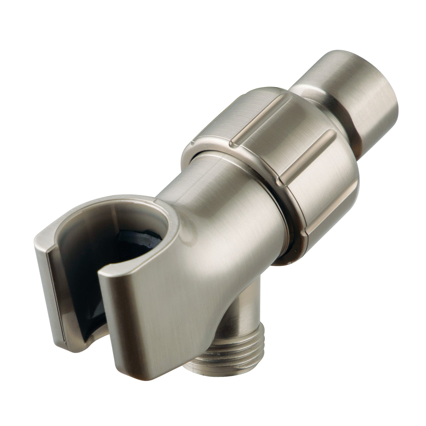 Elements of Design DK170A8 Shower Arm Bracket with Hose Outlet, Brushed Nickel