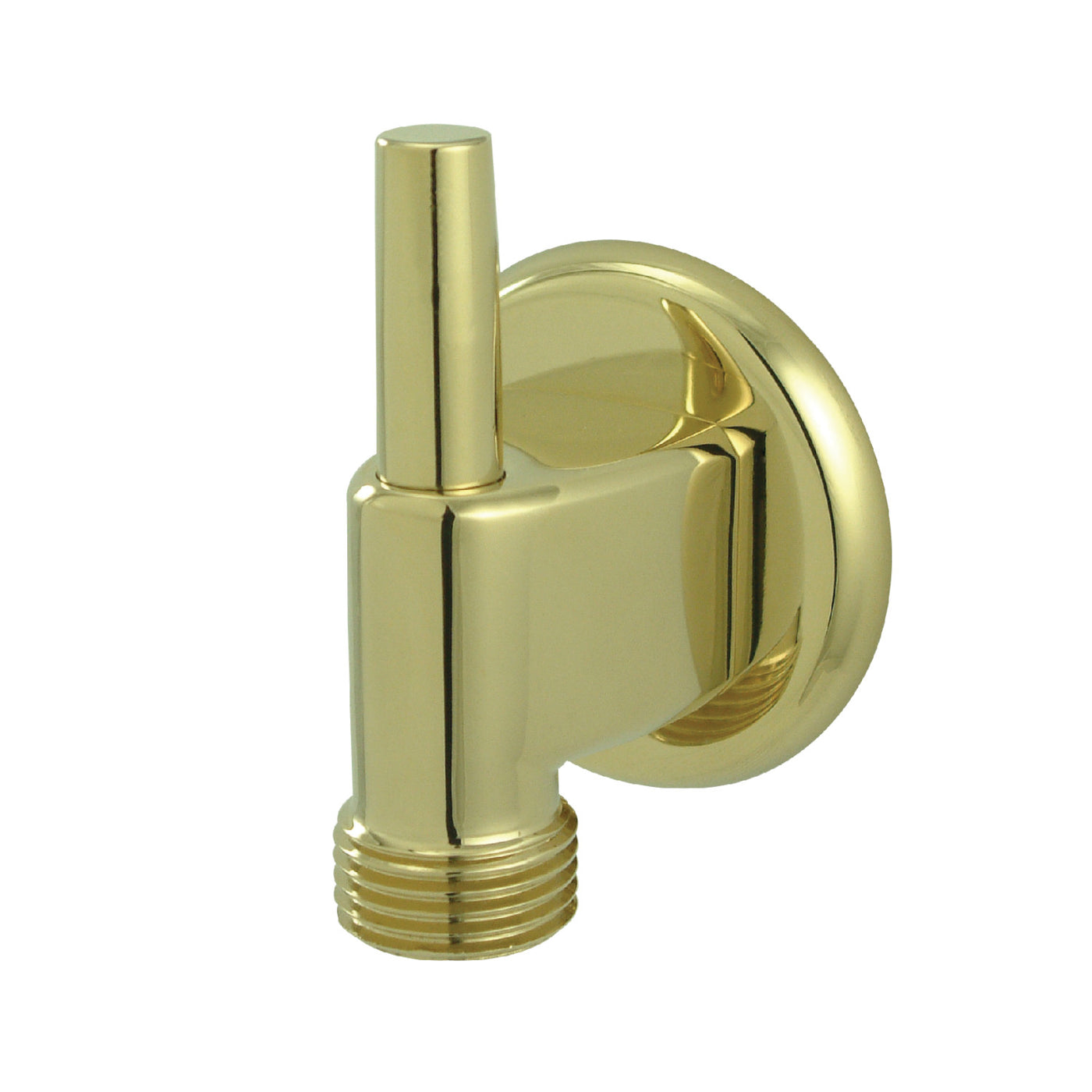 Elements of Design DK174A2 Wall Mount Supply Elbow with Pin Wall Hook, Polished Brass