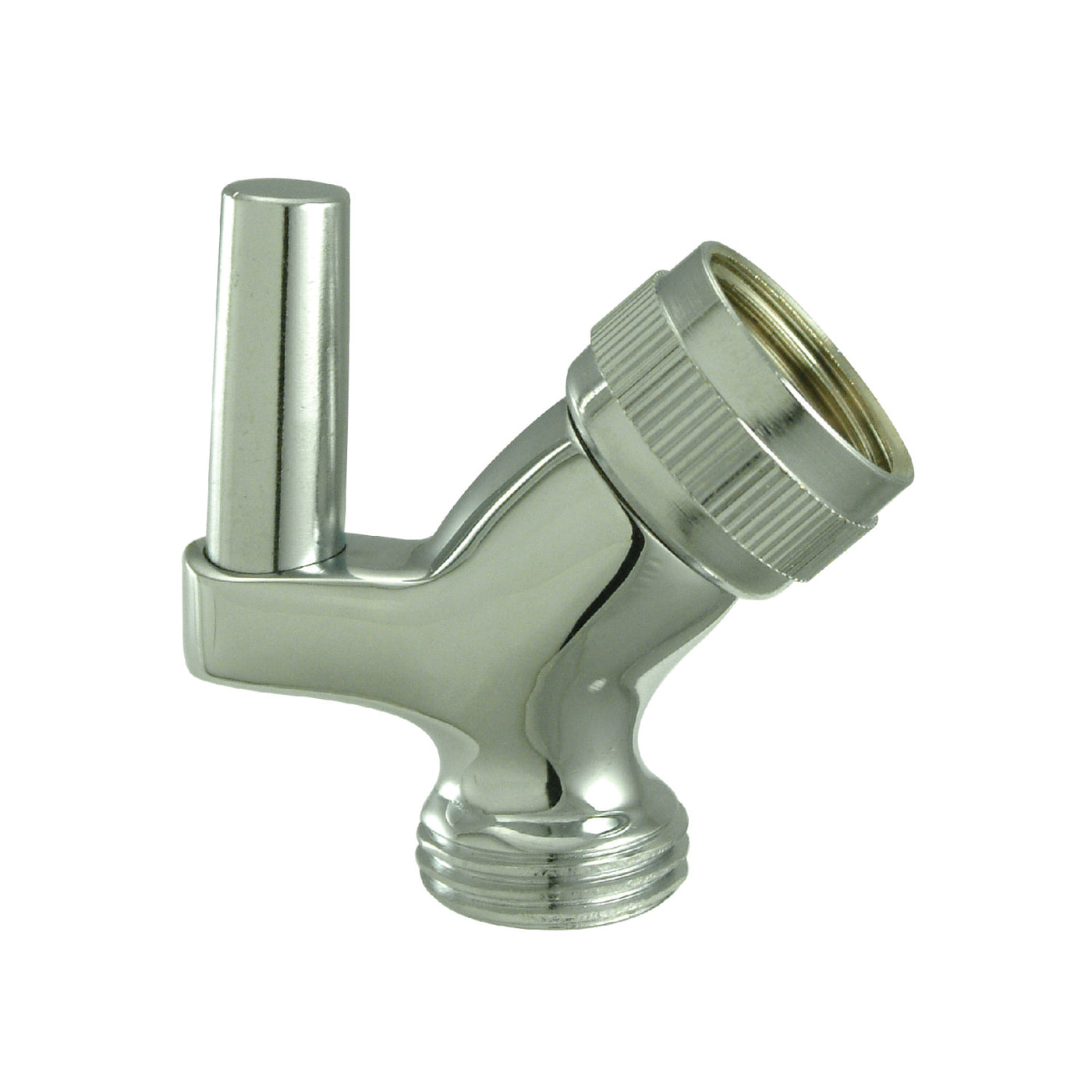 Elements of Design DK179A1 Hand Shower Pin Wall Hook with Hose Outlet, Polished Chrome