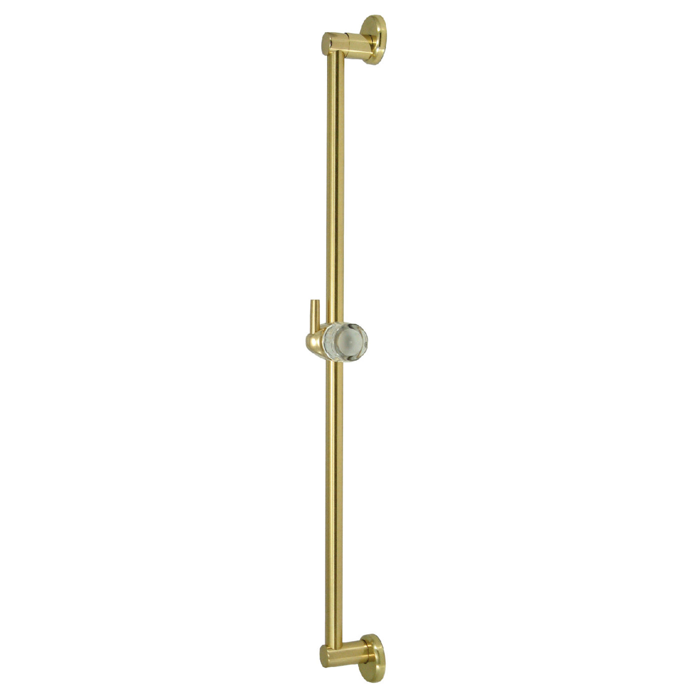 Elements of Design DK180A2 24-Inch Shower Slide Bar with Pin Mount Hook, Polished Brass