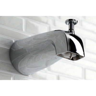 Elements of Design DK188A1 5-1/4 Inch Zinc Tub Spout with Diverter, Polished Chrome