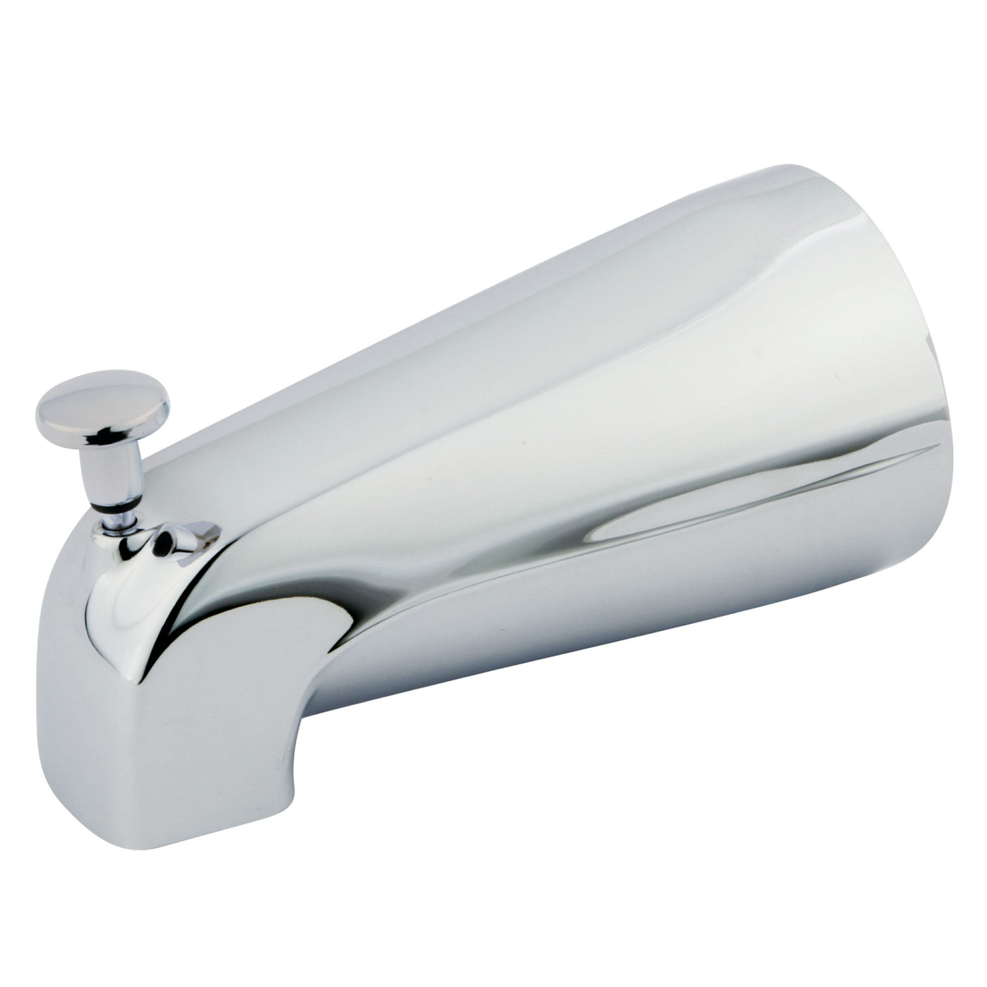 Elements of Design DK188A1 5-1/4 Inch Zinc Tub Spout with Diverter, Polished Chrome