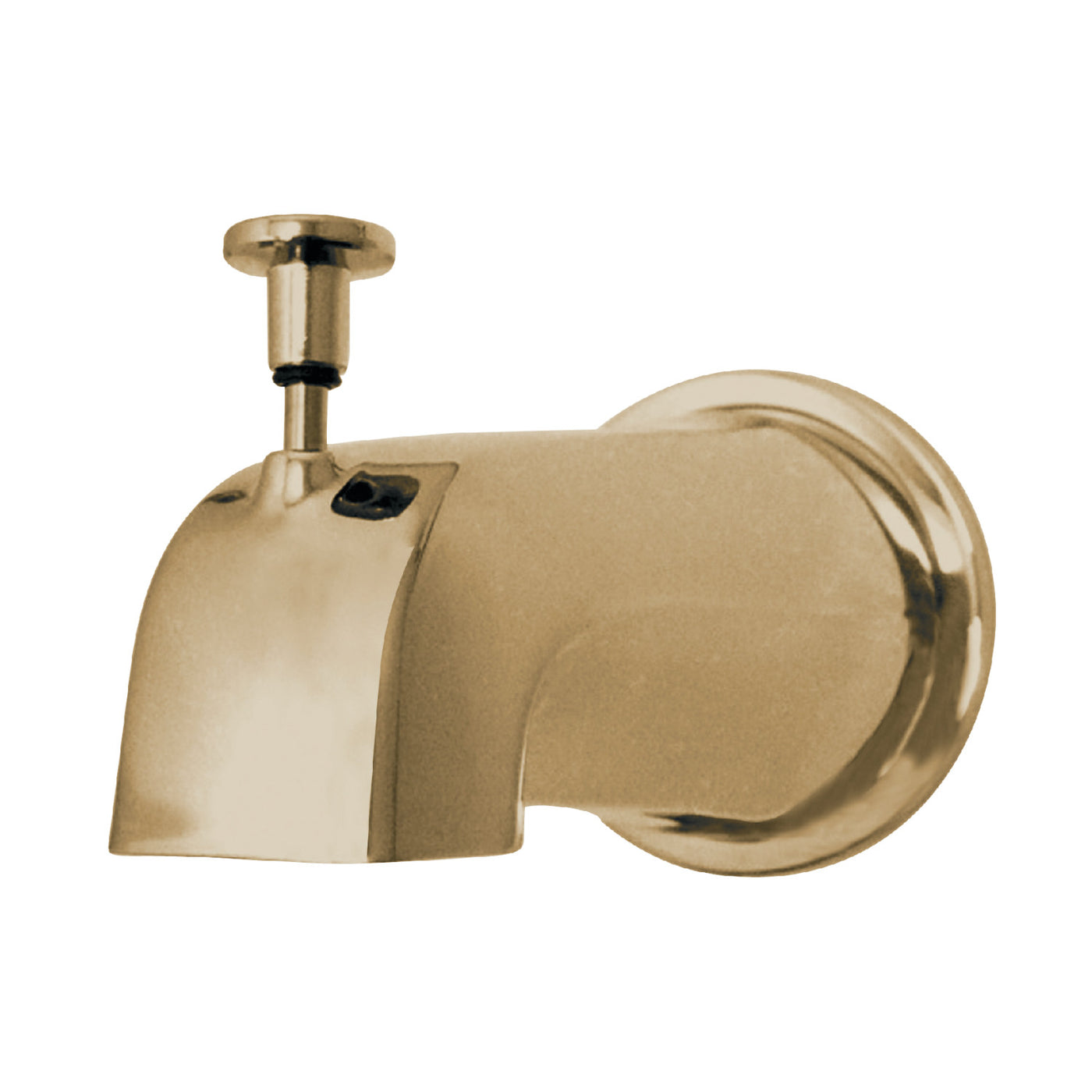 Elements of Design DK188E2 Diverter Tub Spout with Flange, Polished Brass