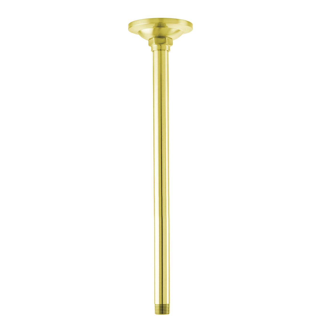 Elements of Design DK2102 10-Inch Rain Drop Ceiling Mount Shower Arm, Polished Brass