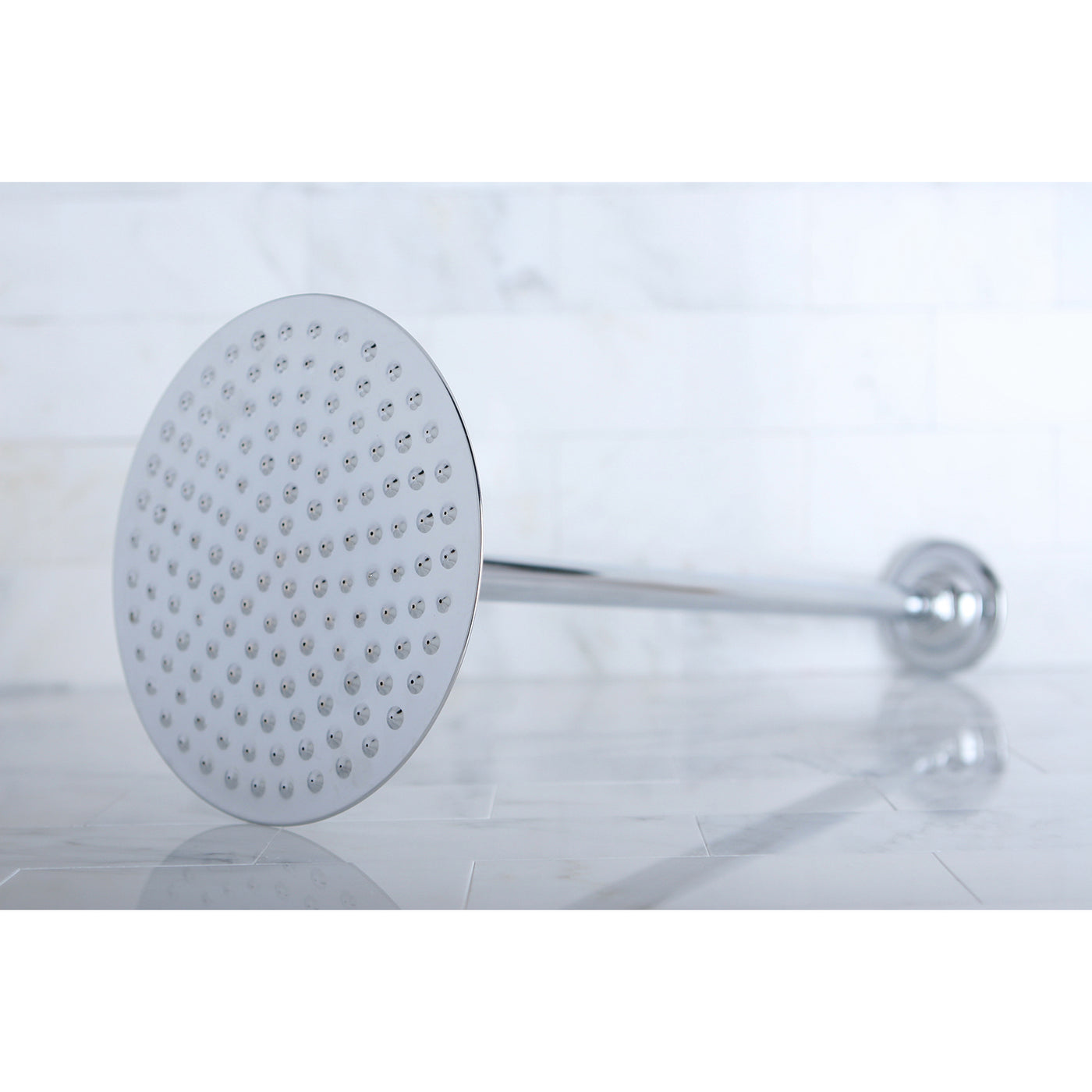 Elements of Design DK236K21 7-3/4 Inch Showerhead with 17-Inch Ceiling Mount Shower Arm, Polished Chrome