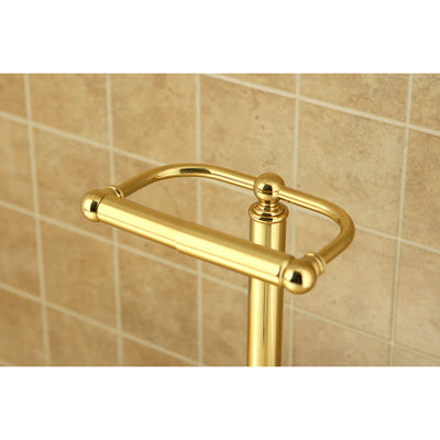 Elements of Design DS2002 Freestanding Toilet Paper Holder, Polished Brass