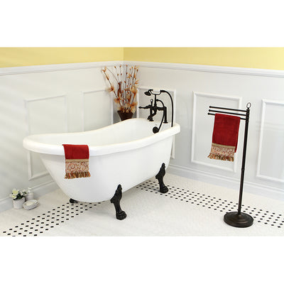 Elements of Design DS2025 Freestanding Towel Rack, Oil Rubbed Bronze