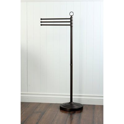 Elements of Design DS2025 Freestanding Towel Rack, Oil Rubbed Bronze