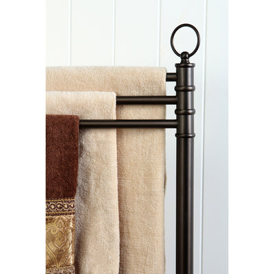 Elements of Design DS2025 Freestanding Towel Rack, Oil Rubbed Bronze
