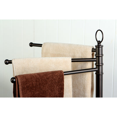 Elements of Design DS2025 Freestanding Towel Rack, Oil Rubbed Bronze