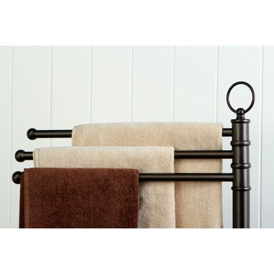 Elements of Design DS2025 Freestanding Towel Rack, Oil Rubbed Bronze