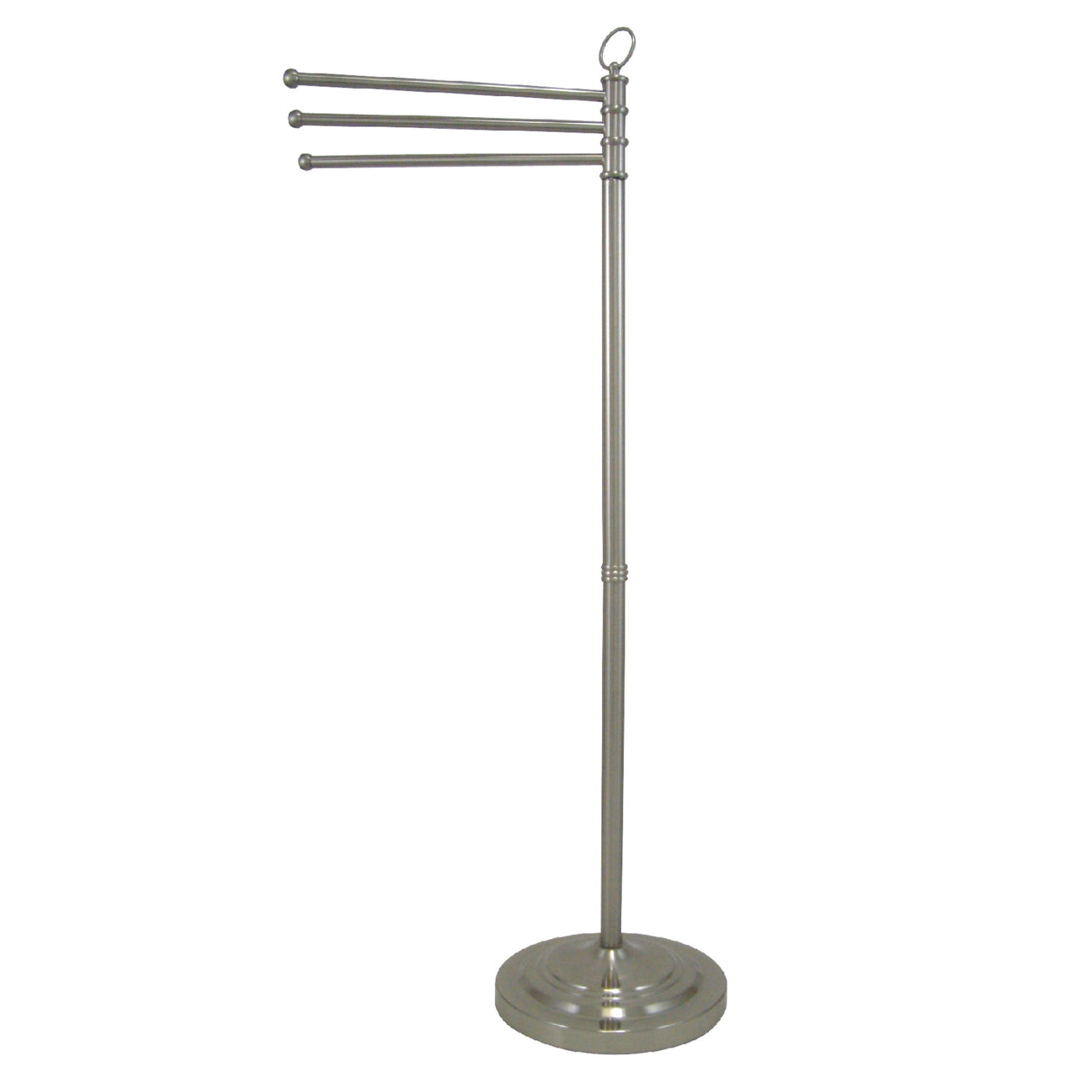 Elements of Design DS2028 Freestanding Towel Rack, Brushed Nickel