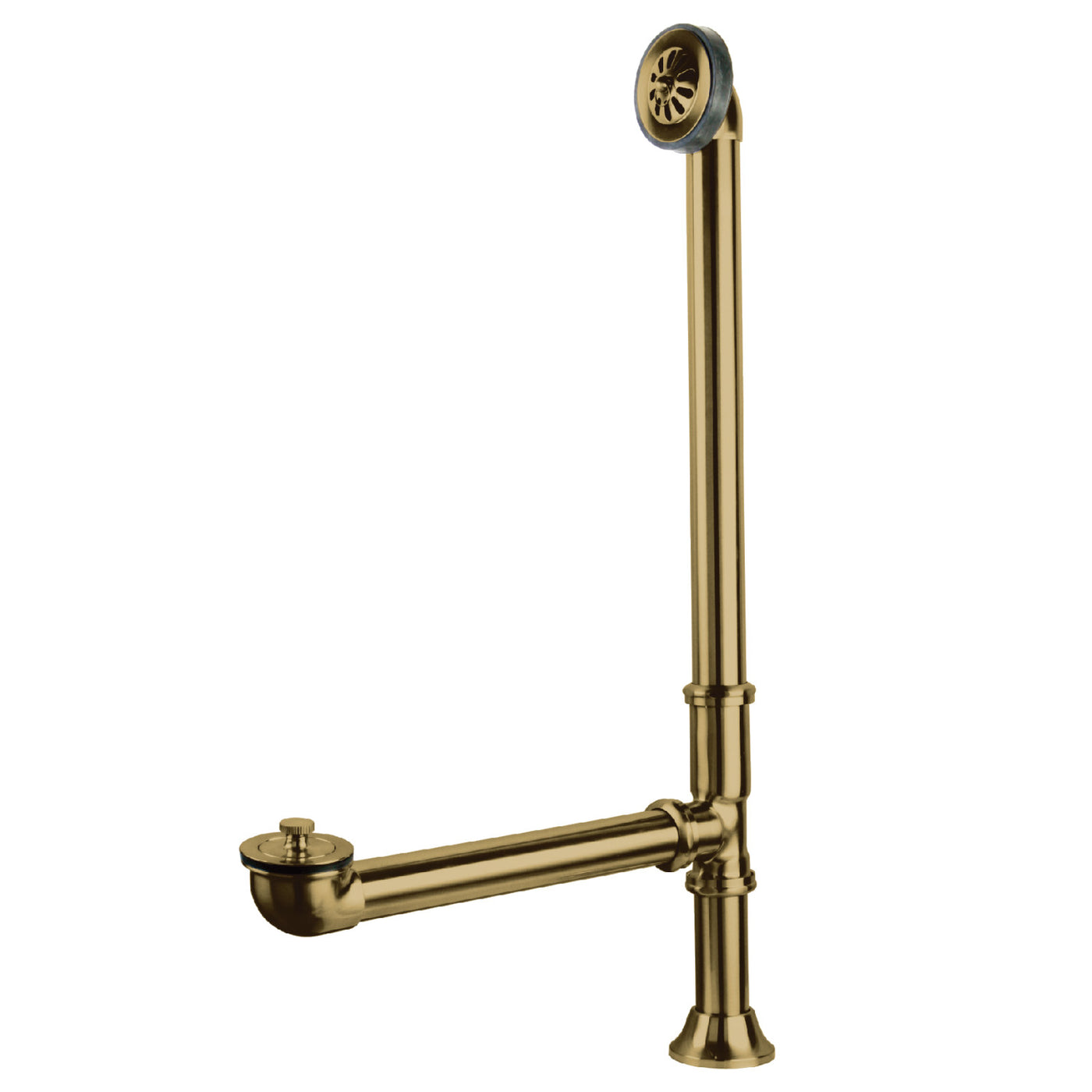 Elements of Design DS2082 Clawfoot Tub Drain, Polished Brass