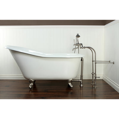 Elements of Design DS2088 Clawfoot Tub Drain, Brushed Nickel