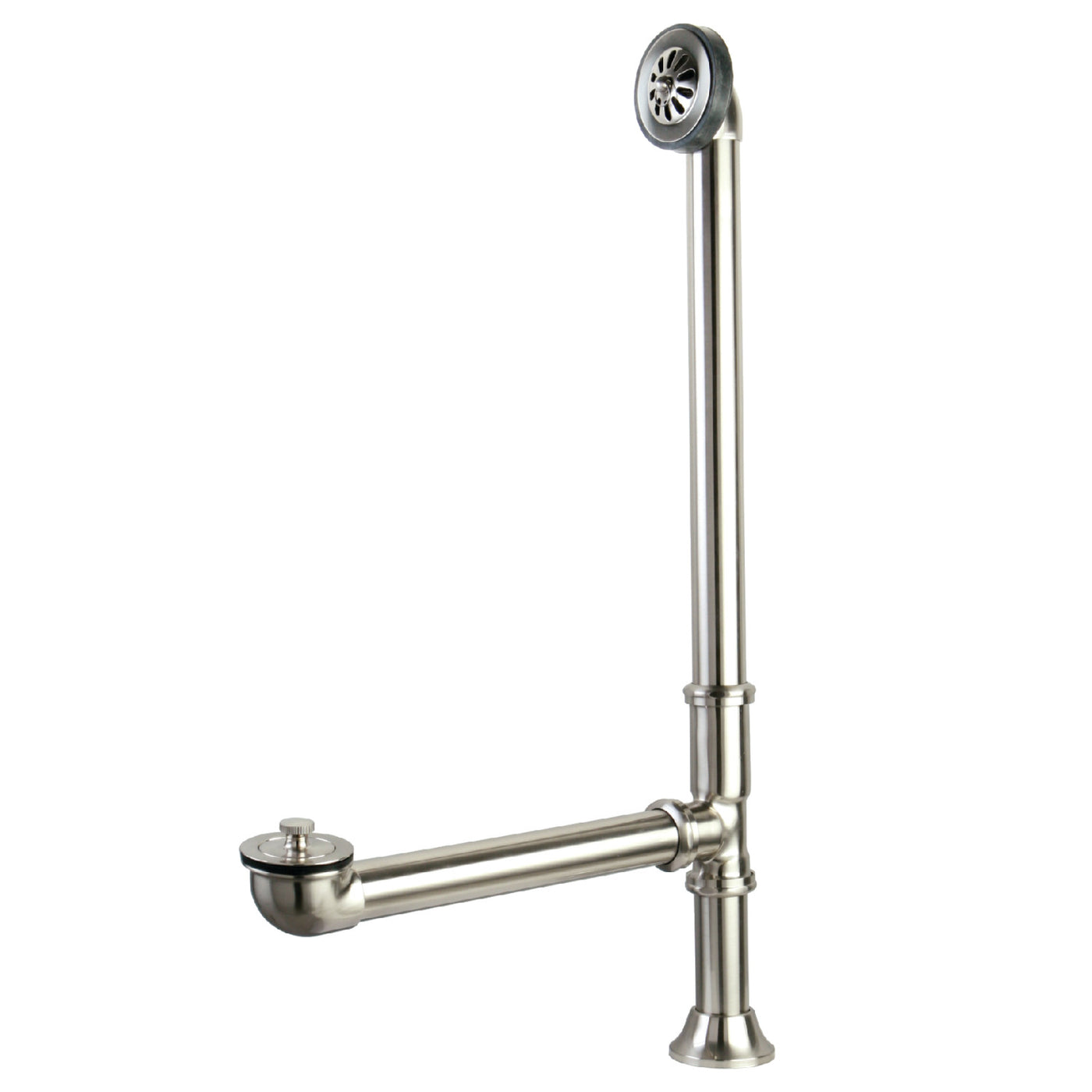 Elements of Design DS2088 Clawfoot Tub Drain, Brushed Nickel