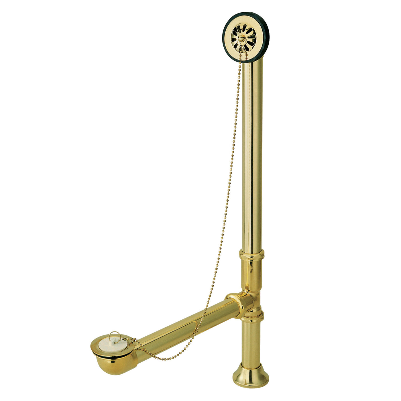 Elements of Design DS2092 Clawfoot Bathtub Waste and Overflow Drain, Polished Brass
