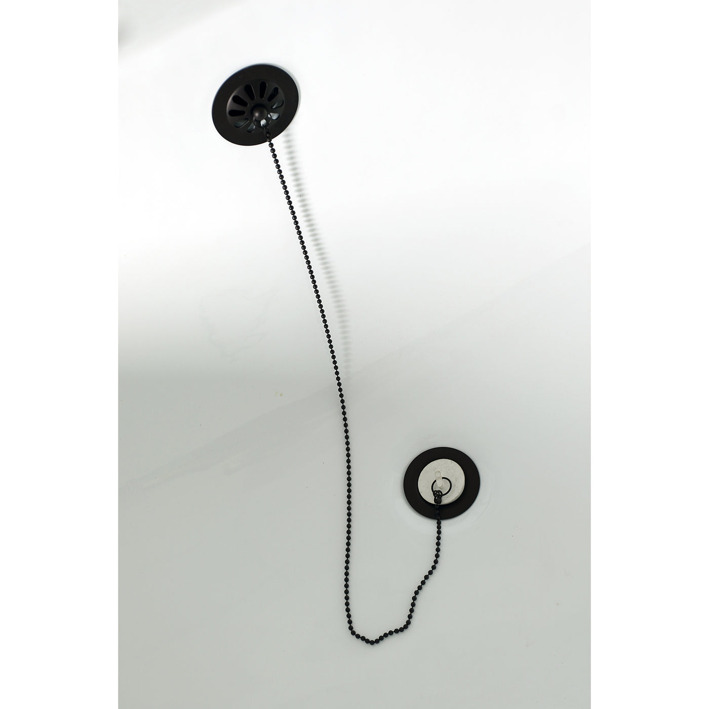 Elements of Design DS2095 Clawfoot Bathtub Waste and Overflow Drain, Oil Rubbed Bronze