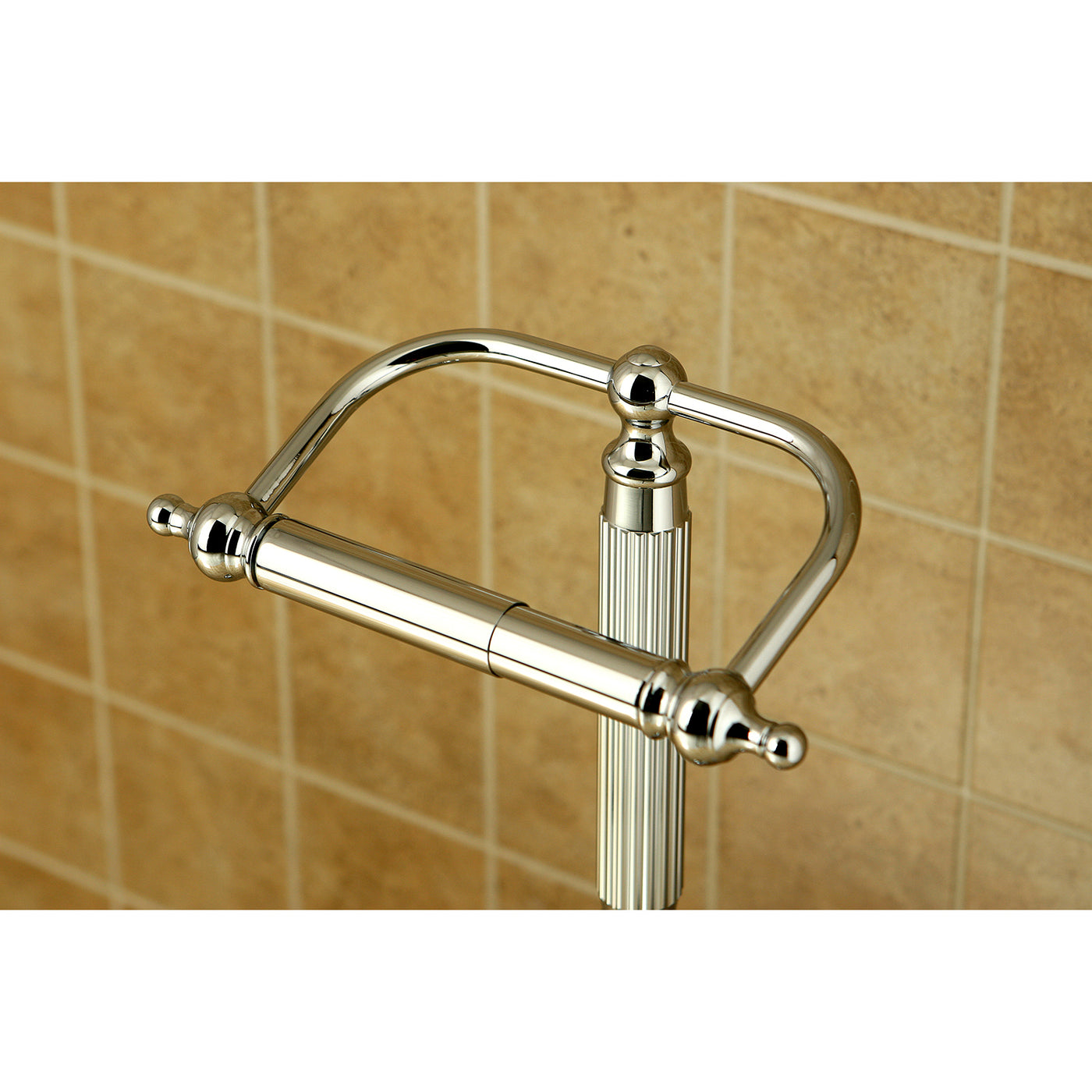 Elements of Design DS2101 Freestanding Toilet Paper Holder, Polished Chrome