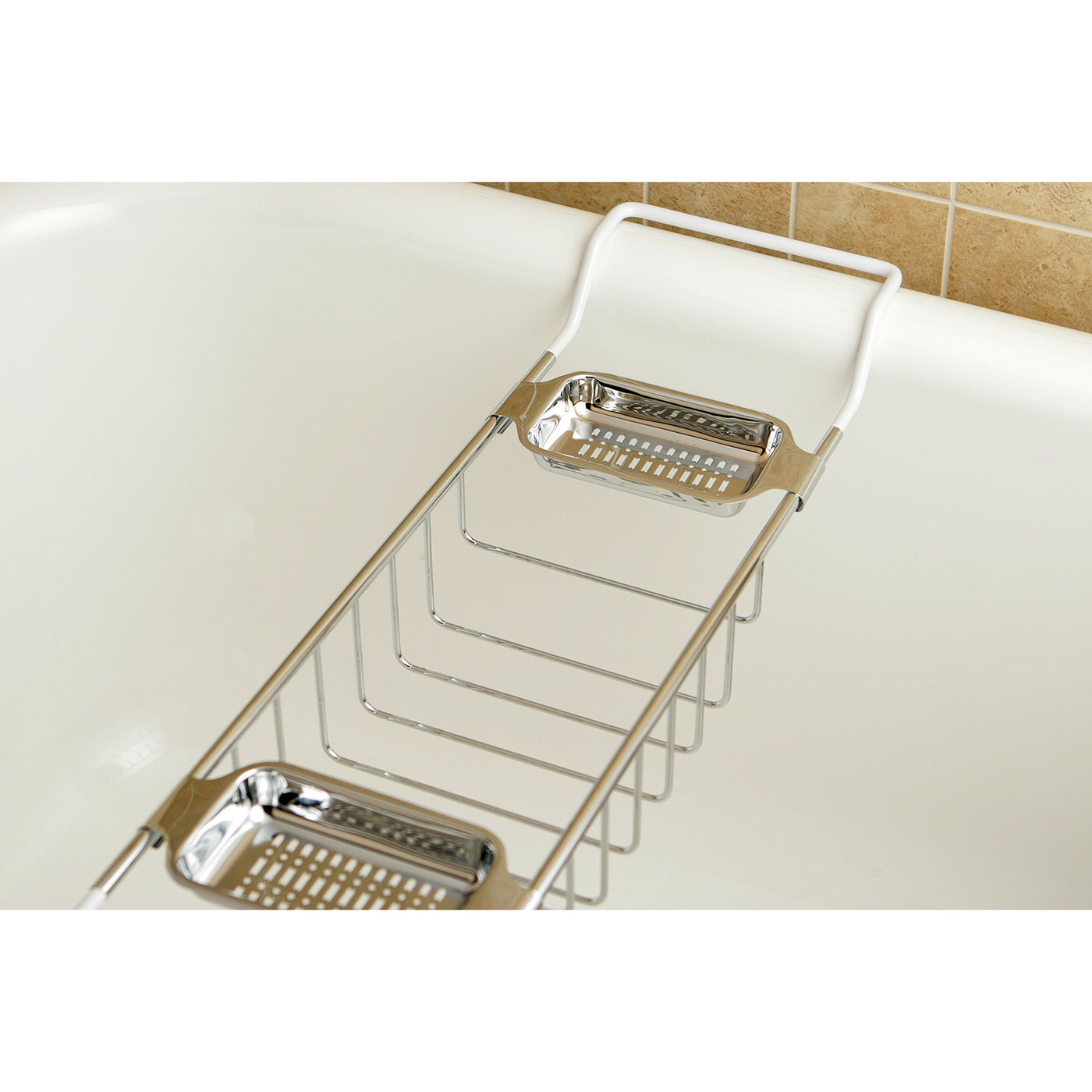 Elements of Design DS2151 Bathtub Caddy Tray, Polished Chrome