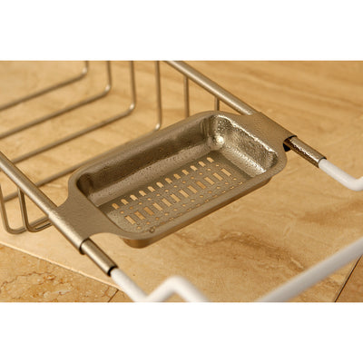 Elements of Design DS2158 Bathtub Caddy Tray, Brushed Nickel