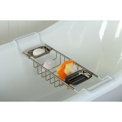 Elements of Design DS2158 Bathtub Caddy Tray, Brushed Nickel