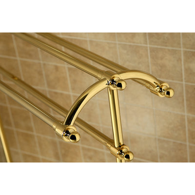 Elements of Design DS2292 30-Inch Freestanding Towel Rack, Polished Brass