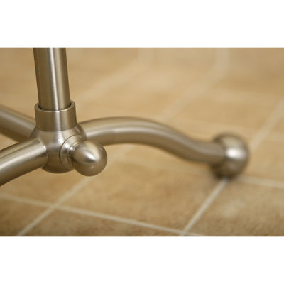 Elements of Design DS2298 30-Inch Freestanding Towel Rack, Brushed Nickel