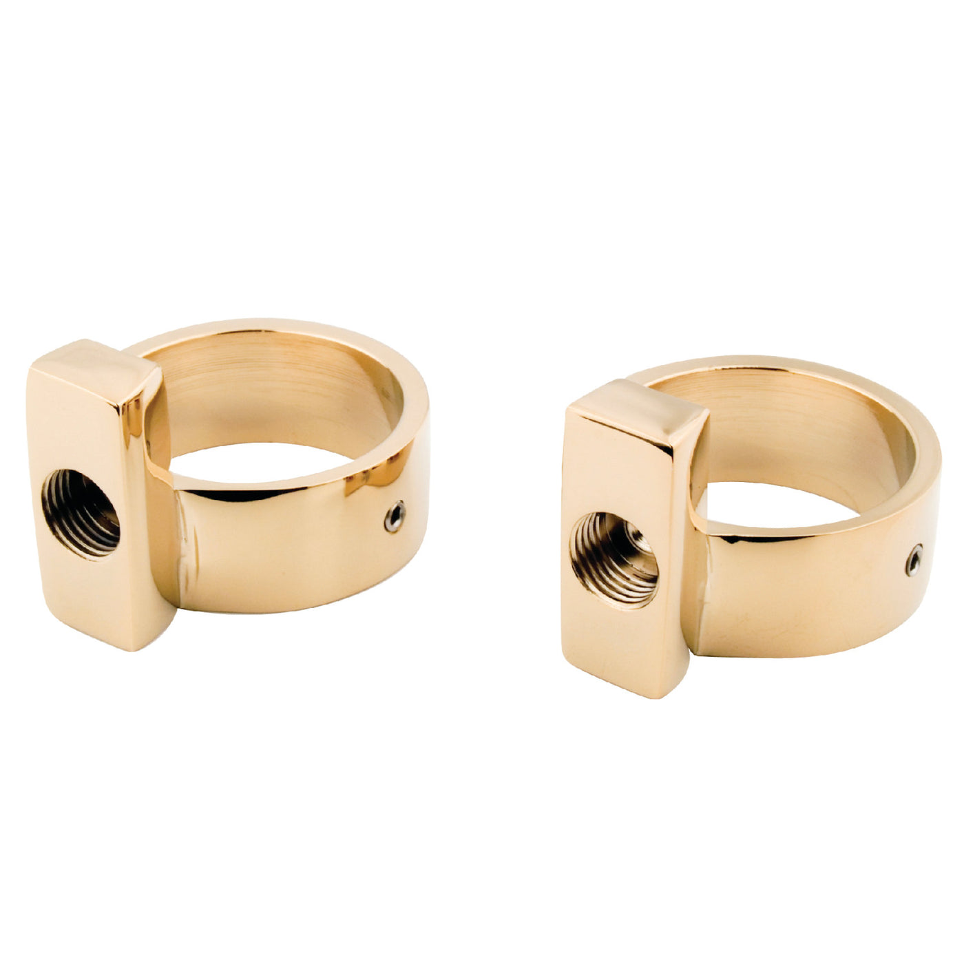 Elements of Design DS432 Drain Bracelets for Supply Line Support from CC452, Polished Brass
