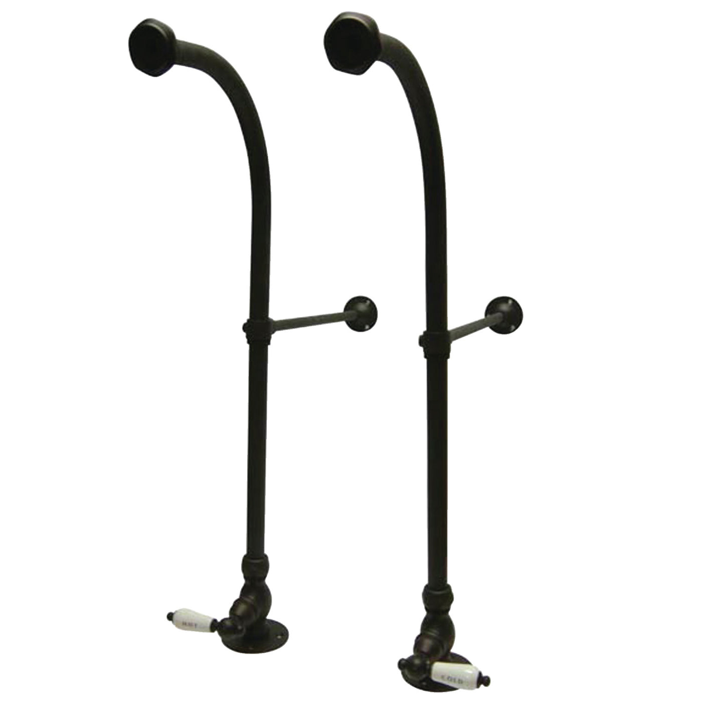 Elements of Design DS455HCL Rigid Freestand Supplies with Stops, Oil Rubbed Bronze