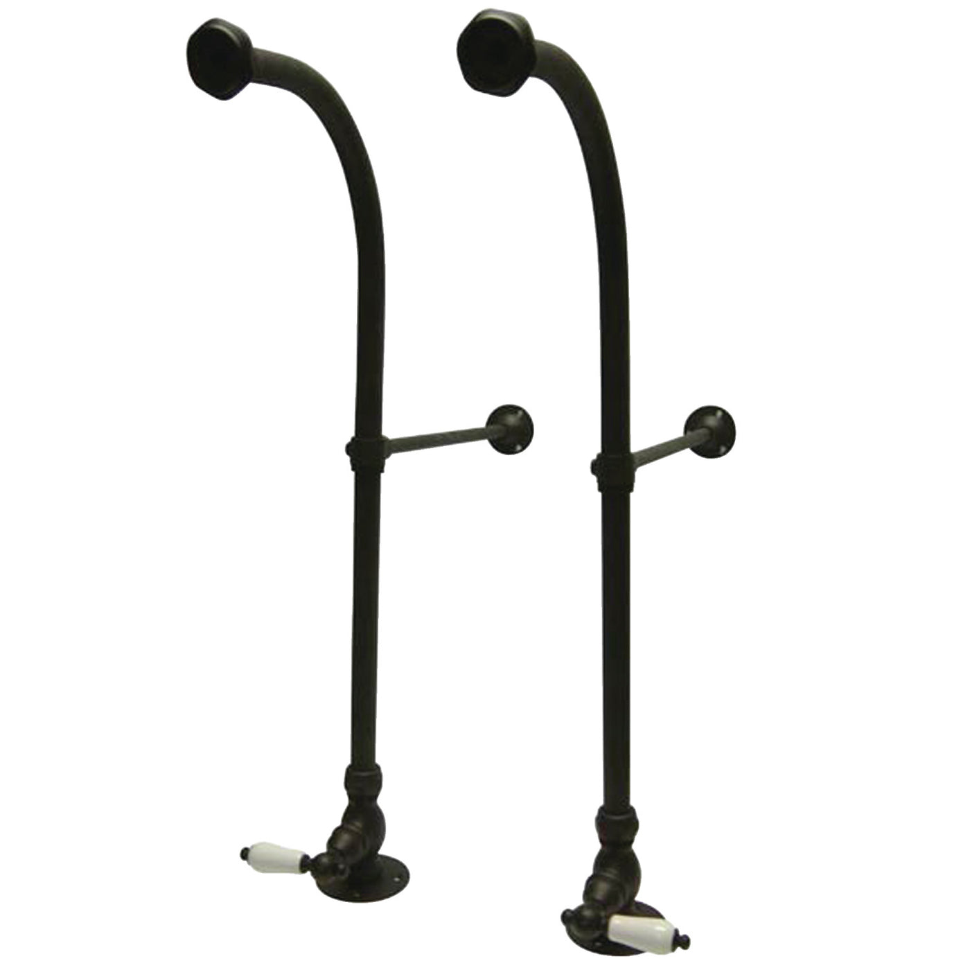 Elements of Design DS455PL Rigid Freestand Supplies with Stops, Oil Rubbed Bronze