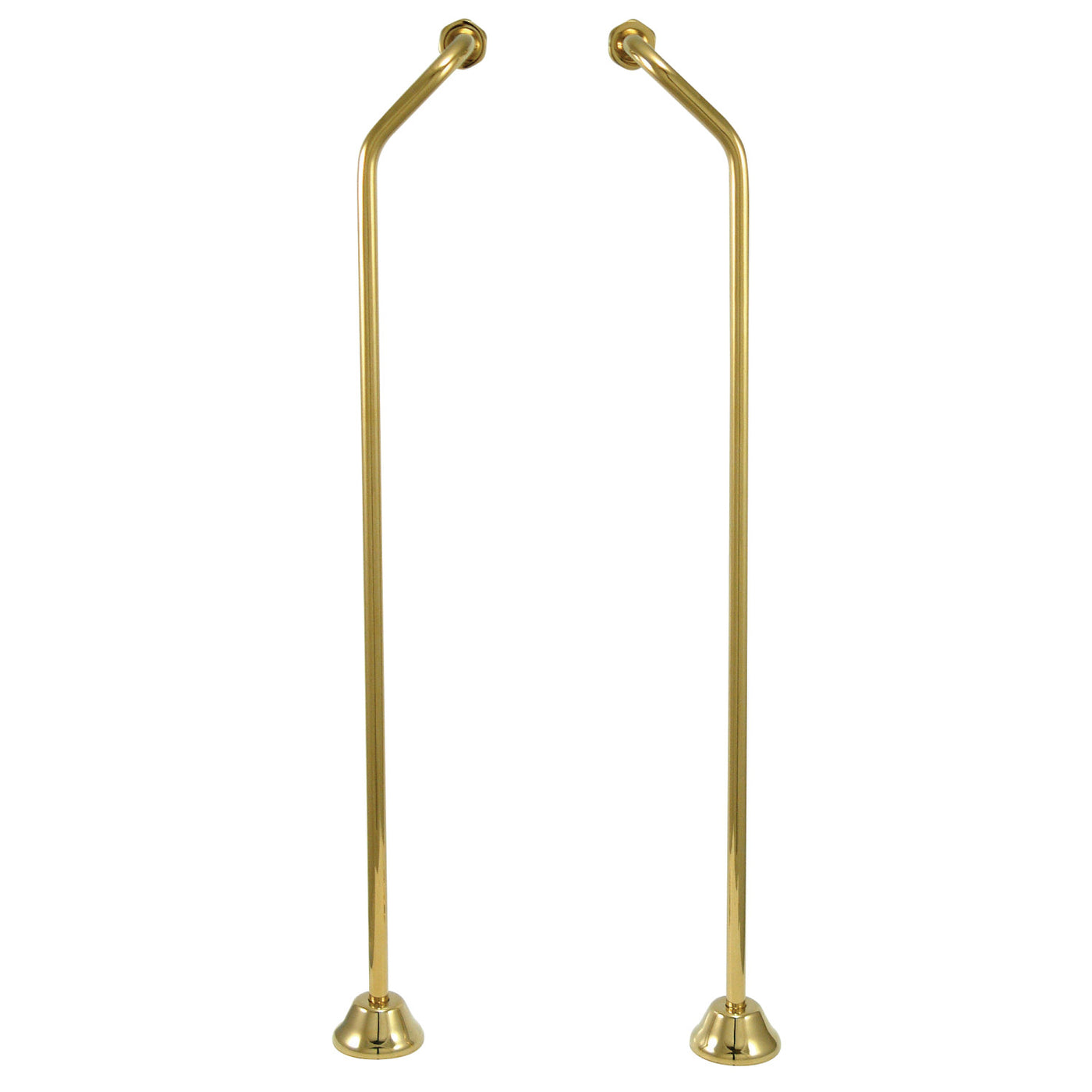 Elements of Design DS472 Double Offset Bath Supply, Polished Brass