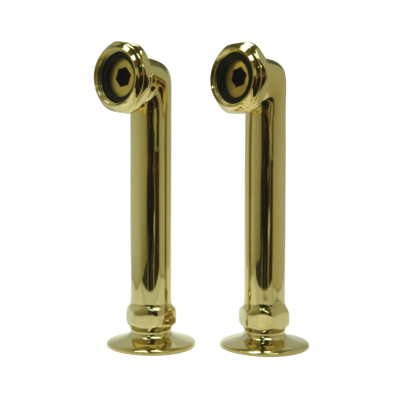Elements of Design DS6RS2 6-Inch Deck Mount Tub Faucet Riser, Polished Brass