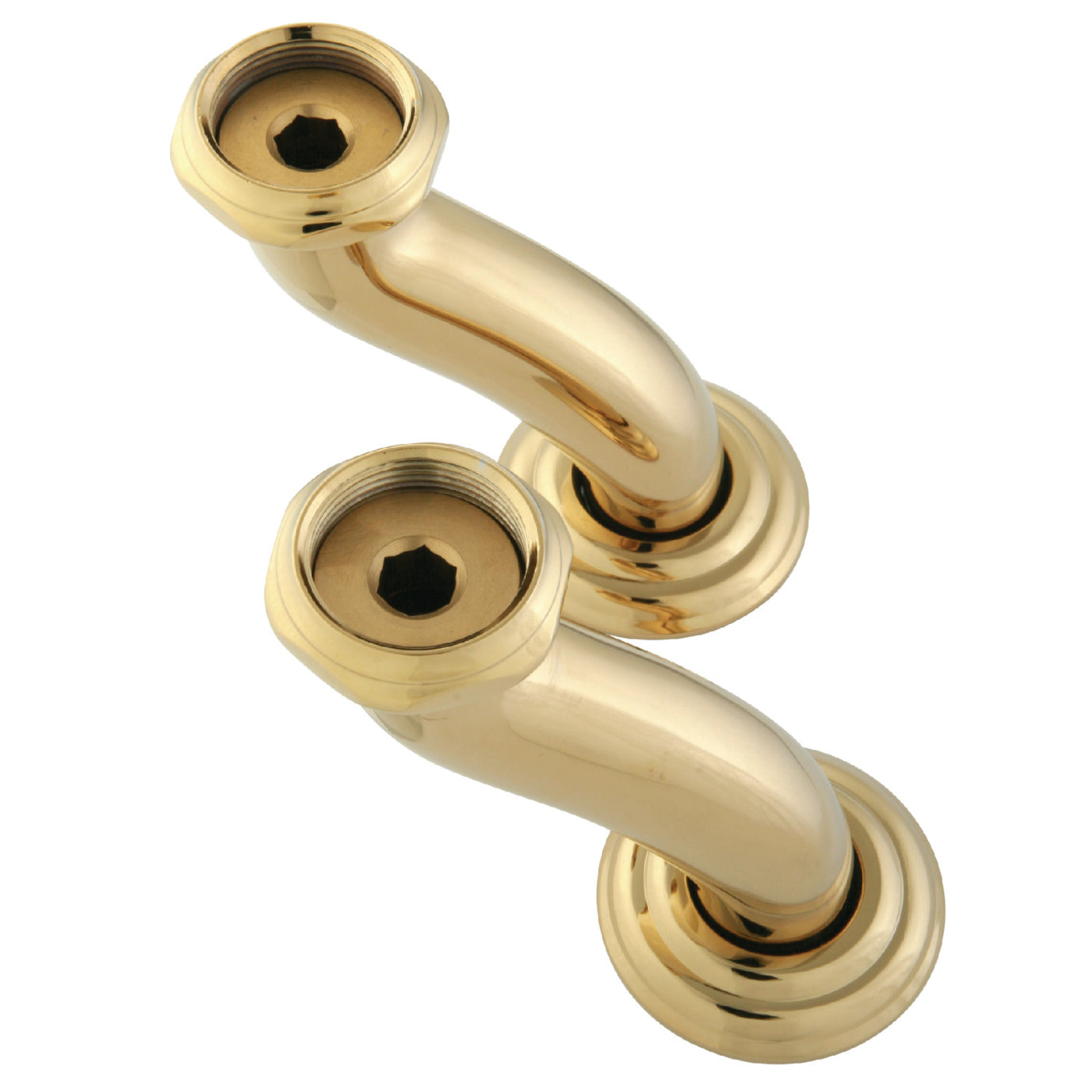 Elements of Design DSU402 S Shape Swing Elbow for Deck Mount Tub Filler CC410T2 Series, Polished Brass