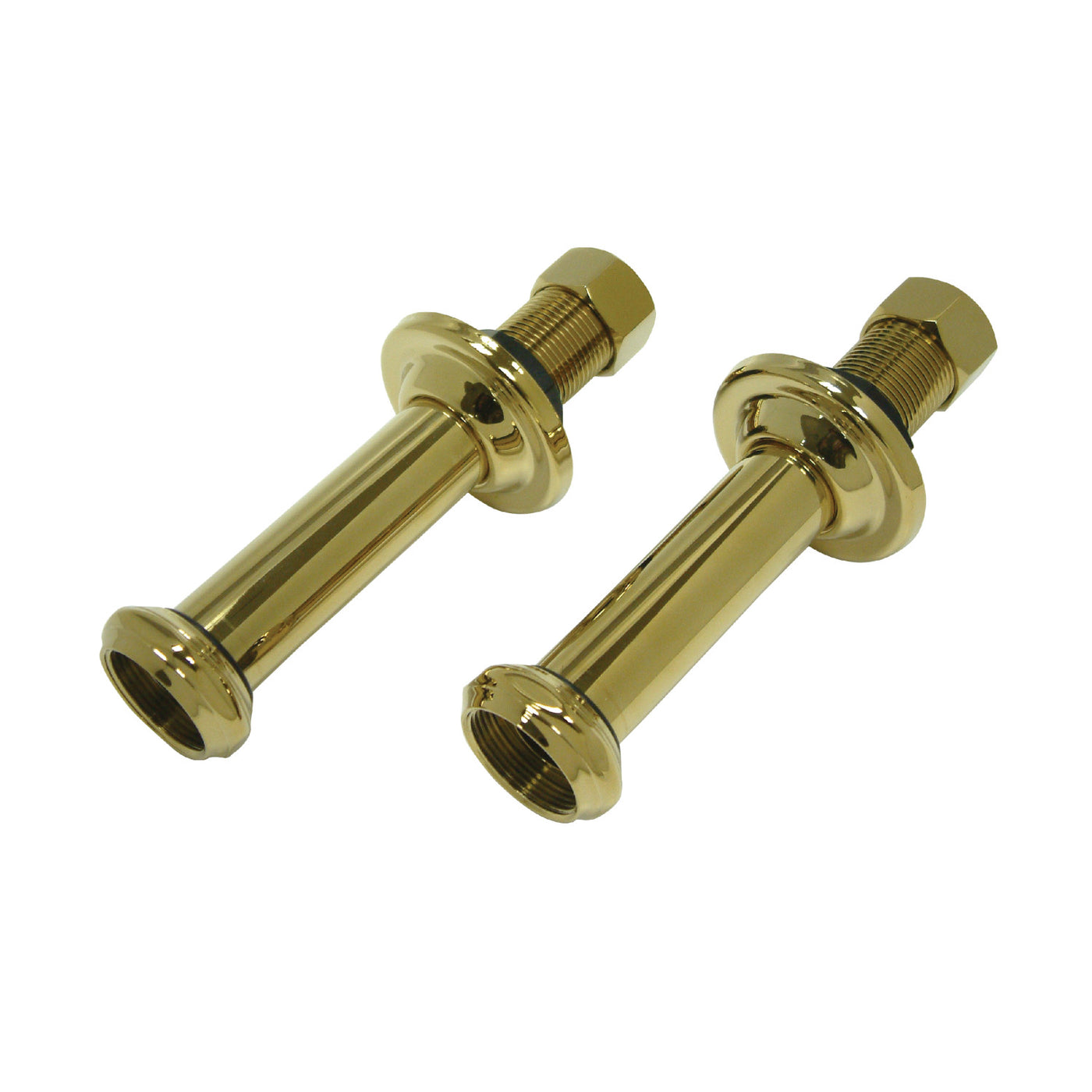 Elements of Design DSU4202 6-Inch Wall Union Extension Adapter, Polished Brass