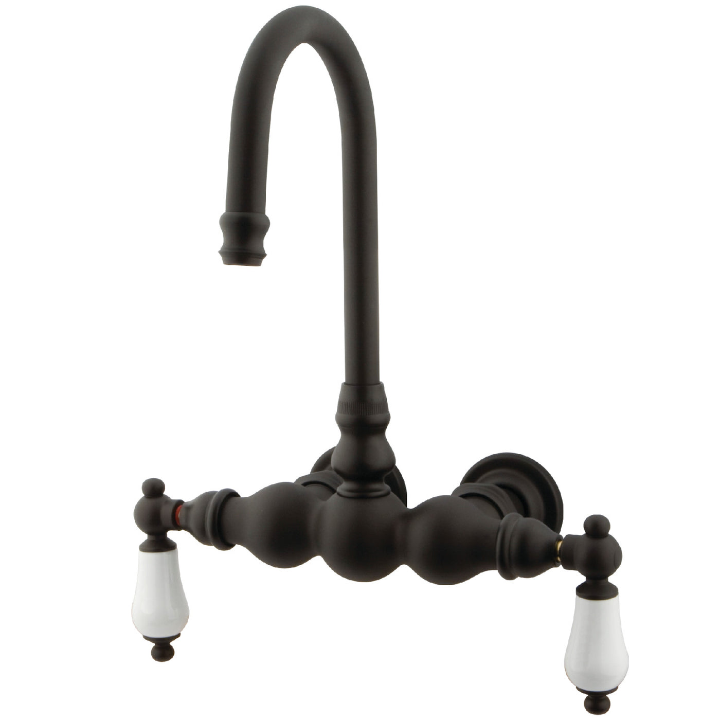 Elements of Design DT0015PL 3-3/8-Inch Wall Mount Tub Faucet, Oil Rubbed Bronze