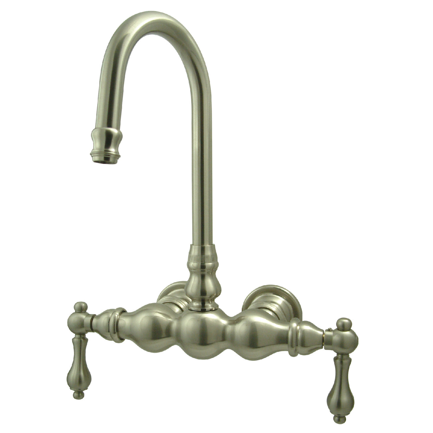 Elements of Design DT0018AL 3-3/8-Inch Wall Mount Tub Faucet, Brushed Nickel