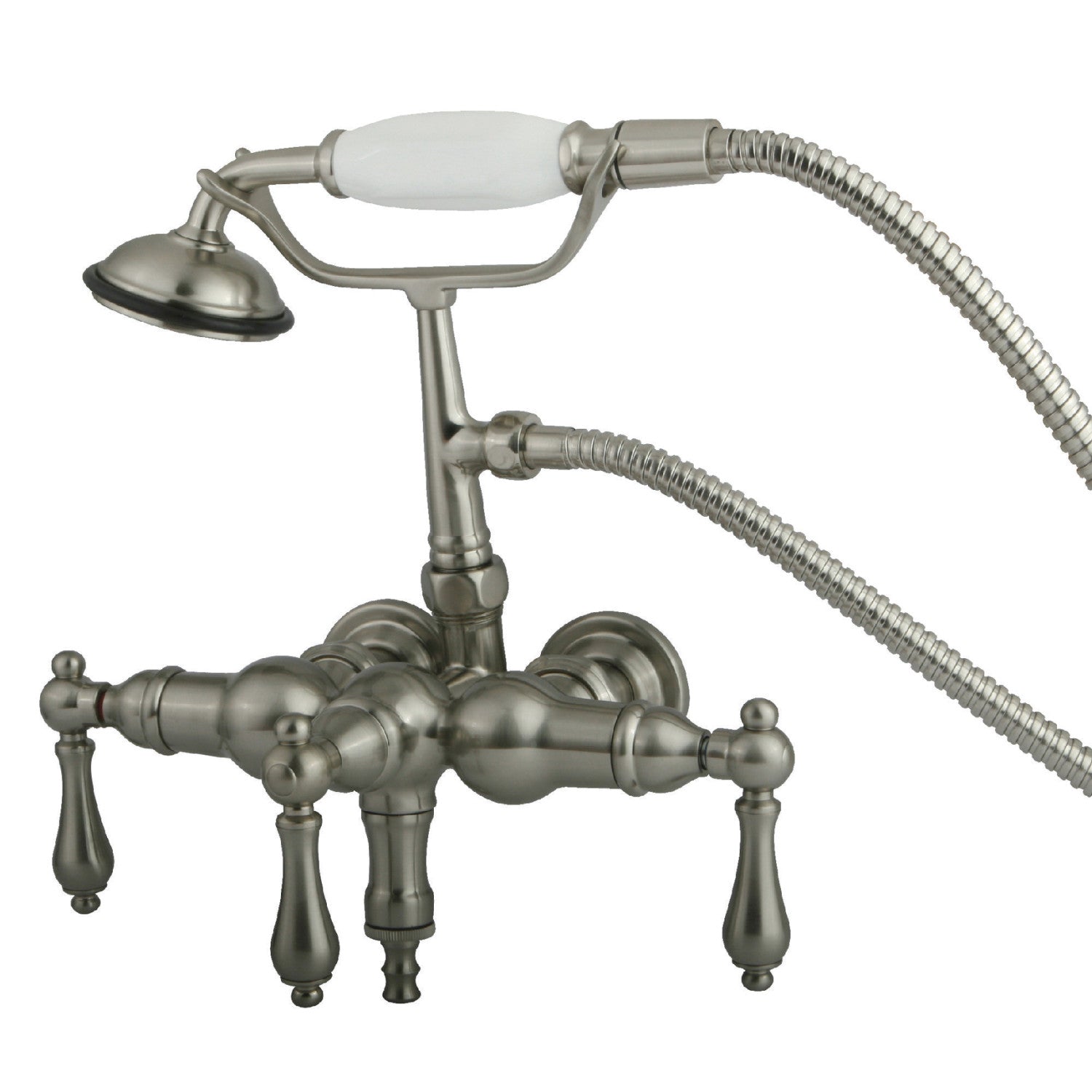 Elements of Design DT0198AL 3-3/8-Inch Wall Mount Tub Faucet, Brushed ...