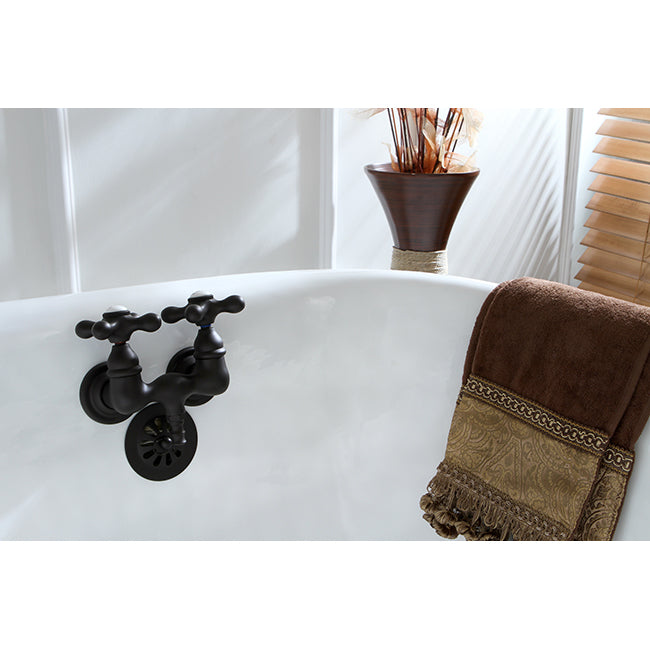 Elements of Design DT0315AX 3-3/8-Inch Wall Mount Tub Faucet, Oil Rubbed Bronze