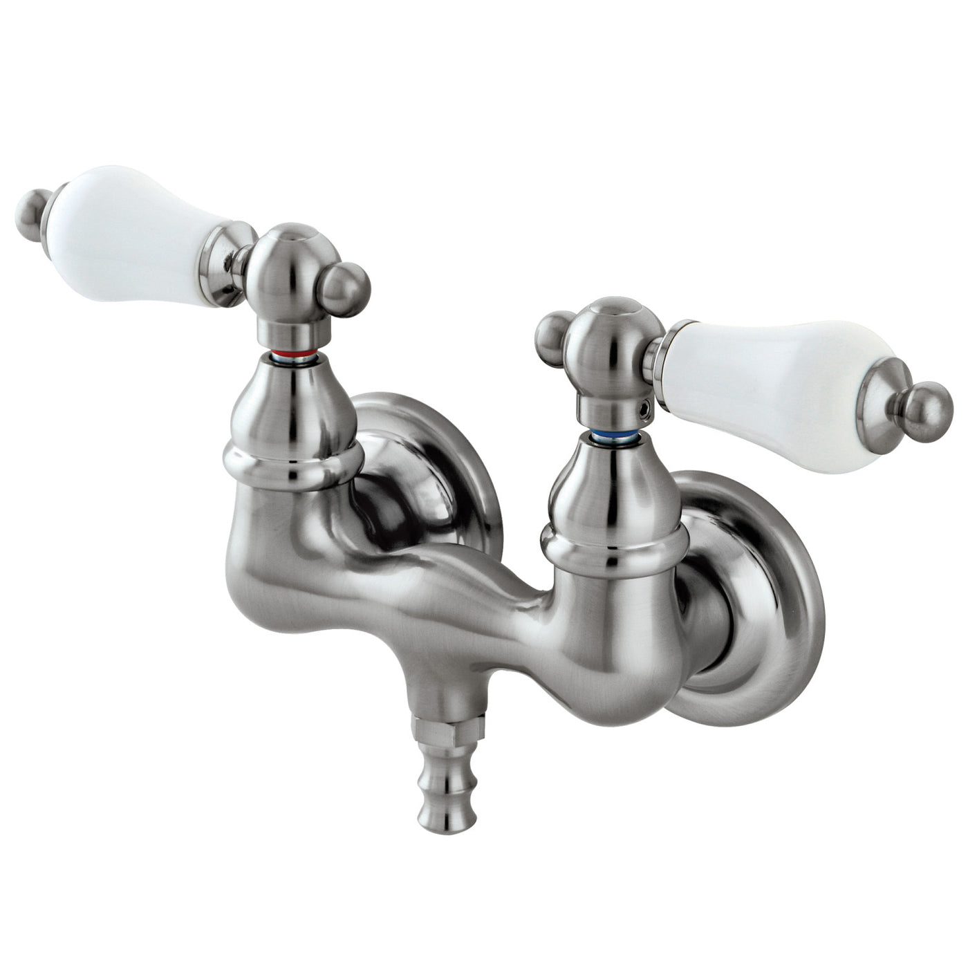 Elements of Design DT0318CL 3-3/8-Inch Wall Mount Tub Faucet, Brushed Nickel