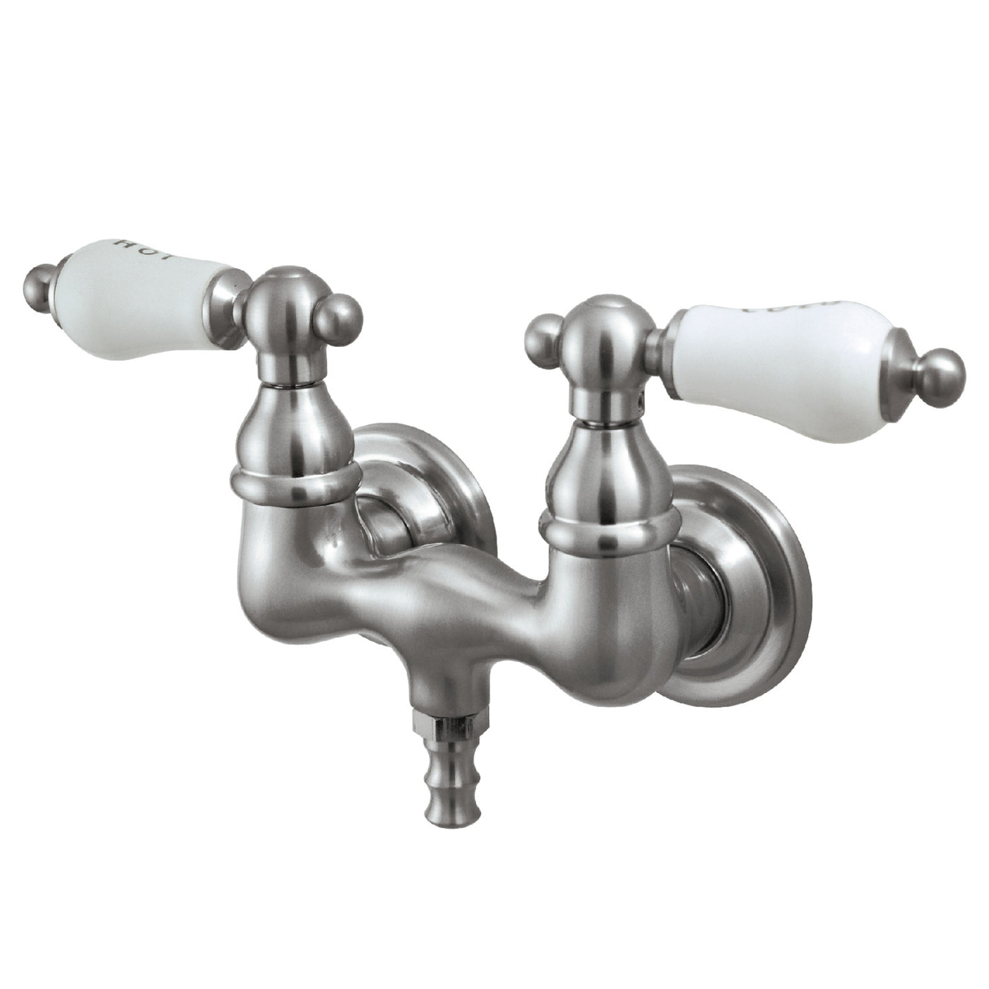 Elements of Design DT0318PL 3-3/8-Inch Wall Mount Tub Faucet, Brushed Nickel